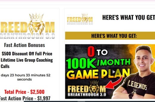Freedom Breakthrough 3.0 Review (2025) – Is Jonathan Montoya’s Course Worth It?