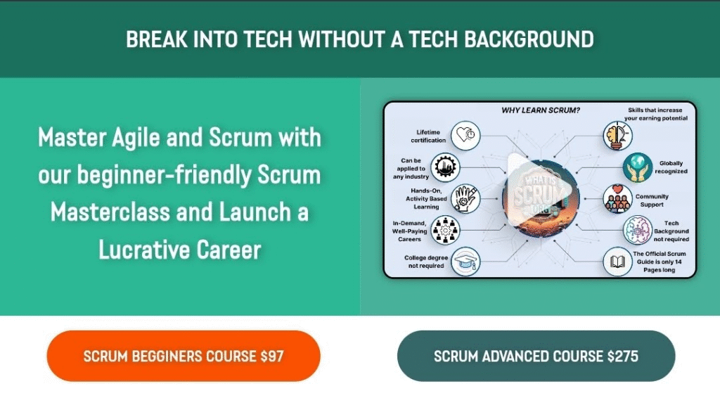 SENIOR Program: Agile and Scrum Masterclass – A Comprehensive Guide to Becoming a Senior Scrum Master