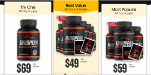 EndoPeak Supplements Review 2025 bottle with natural ingredients